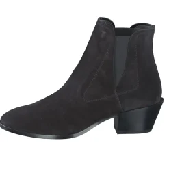 Tod's – Chelsea-Stiefelette aus Veloursleder schwarz