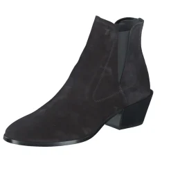 Tod's – Chelsea-Stiefelette aus Veloursleder schwarz