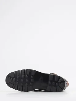 Tod's – Combat Boots aus Kalbleder kastanienbraun