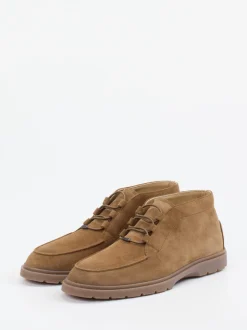 Tod's – Desert Boot aus Veloursleder cognacbraun