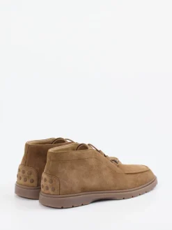 Tod's – Desert Boot aus Veloursleder cognacbraun