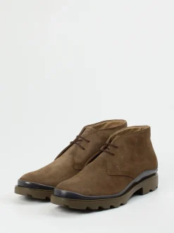 Tod's – Desert Boots aus Veloursleder braun