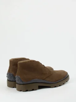 Tod's – Desert Boots aus Veloursleder braun