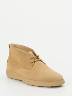 Tod's – Desert Boots aus Veloursleder sandbeige