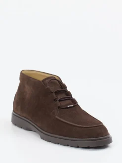 Tod's – Desert Boots aus Veloursleder Dunkelbraun
