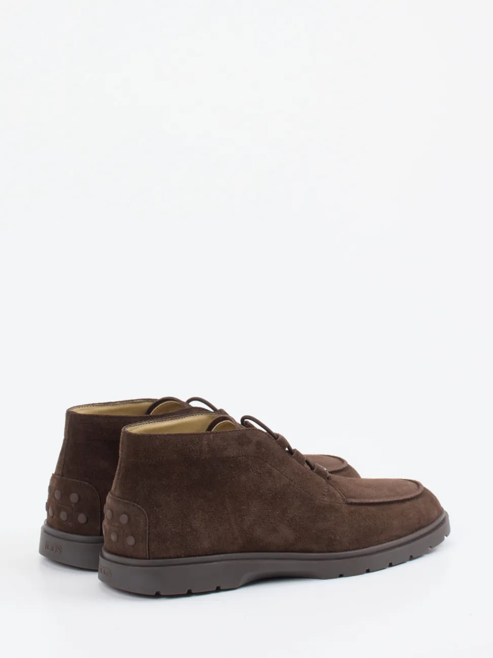 Tod's – Desert Boots aus Veloursleder Dunkelbraun