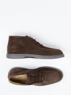Tod's – Desert Boots aus Veloursleder Dunkelbraun
