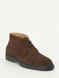 Tod's – Desert Boots aus Veloursleder Dunkelbraun