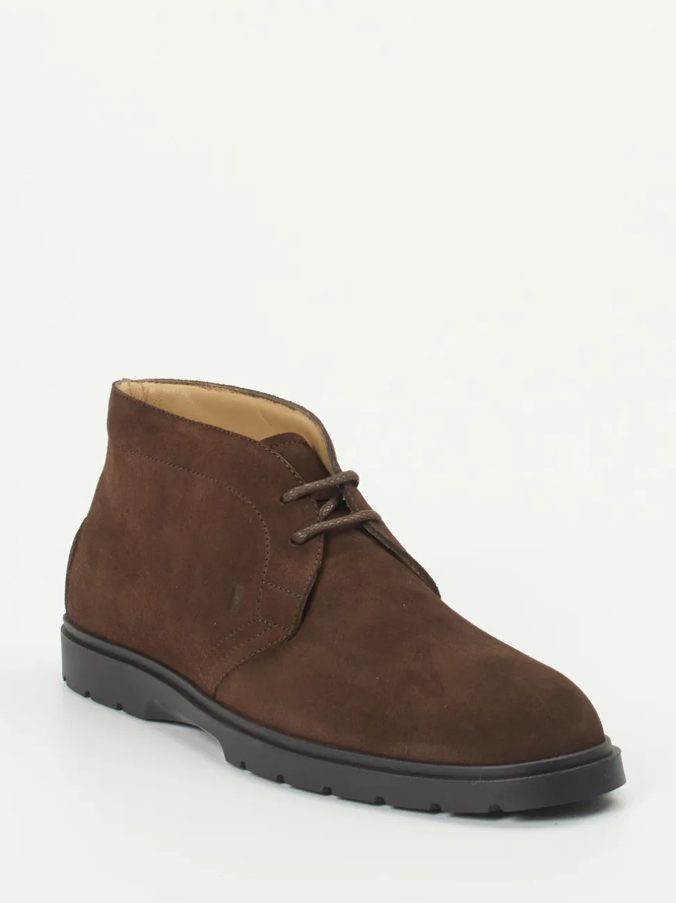 Tod's – Desert Boots aus Veloursleder Dunkelbraun