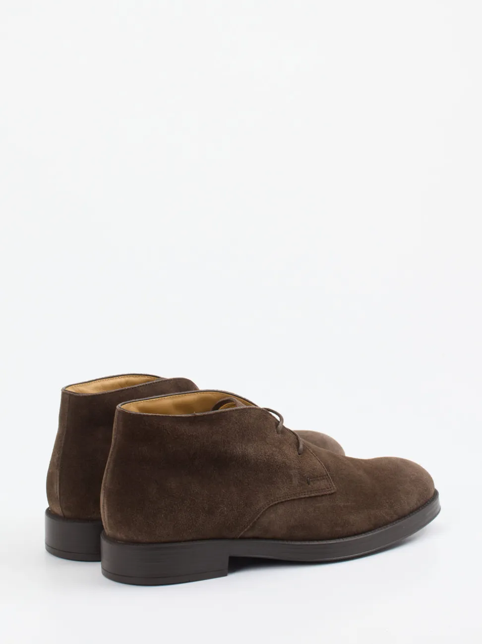 Tod's – Desert Boots aus Veloursleder Dunkelbraun