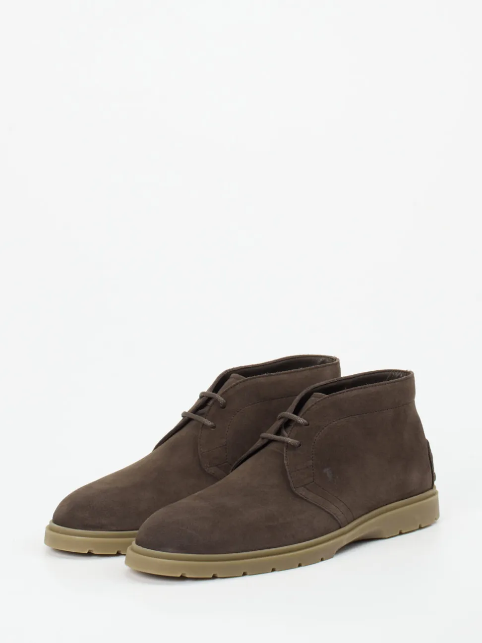 Tod's – Desert Boots aus Veloursleder braun