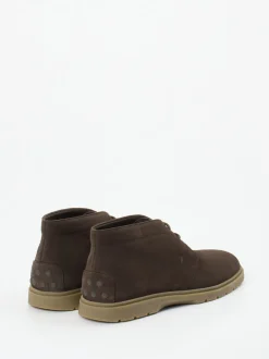 Tod's – Desert Boots aus Veloursleder braun