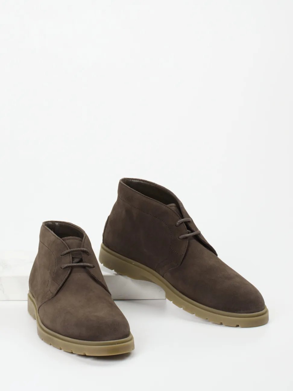 Tod's – Desert Boots aus Veloursleder braun