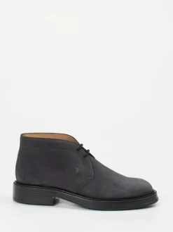 Tod's – Desert Boots aus Veloursleder anthrazit