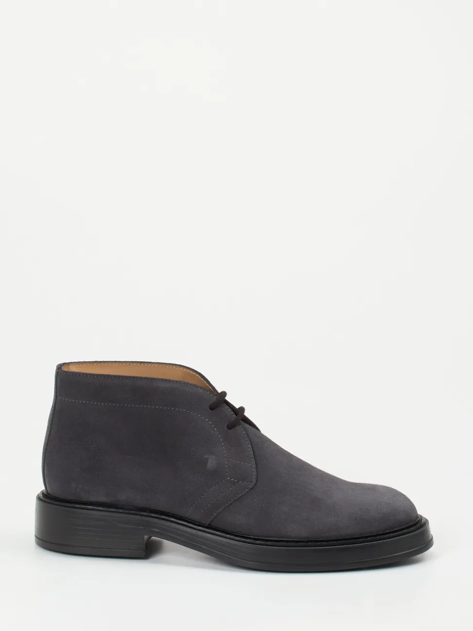 Tod's – Desert Boots aus Veloursleder anthrazit
