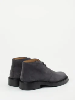 Tod's – Desert Boots aus Veloursleder anthrazit