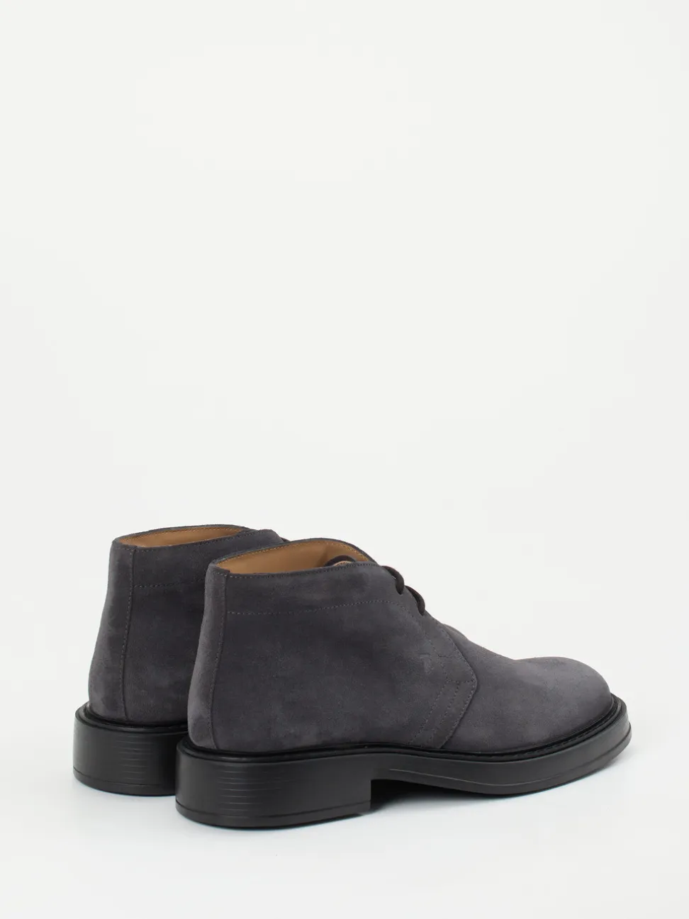 Tod's – Desert Boots aus Veloursleder anthrazit
