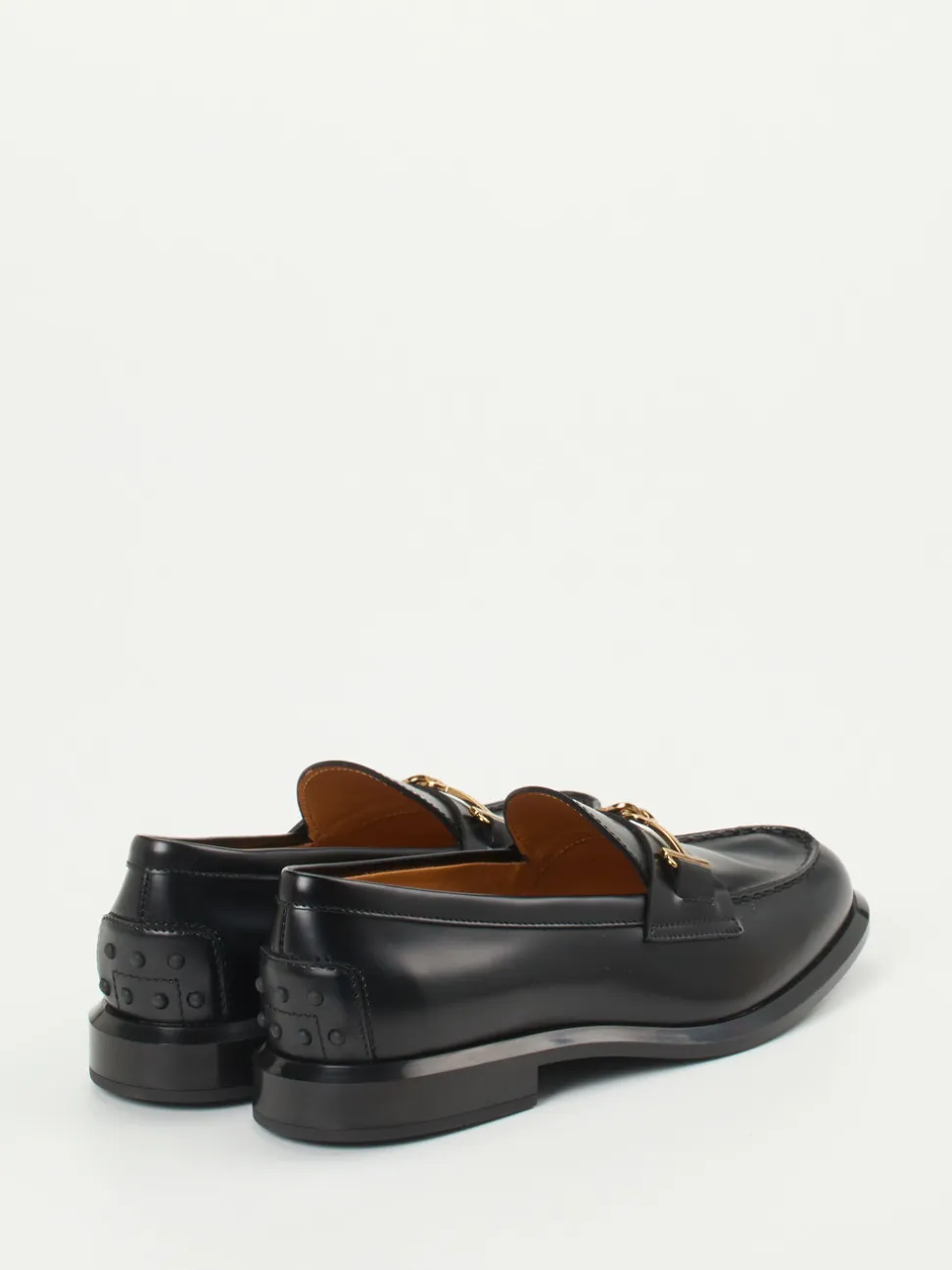 Tod's – Loafer aus glänzendem Kalbleder schwarz