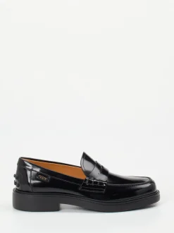 Tod's – Loafer aus Hochglanzleder schwarz