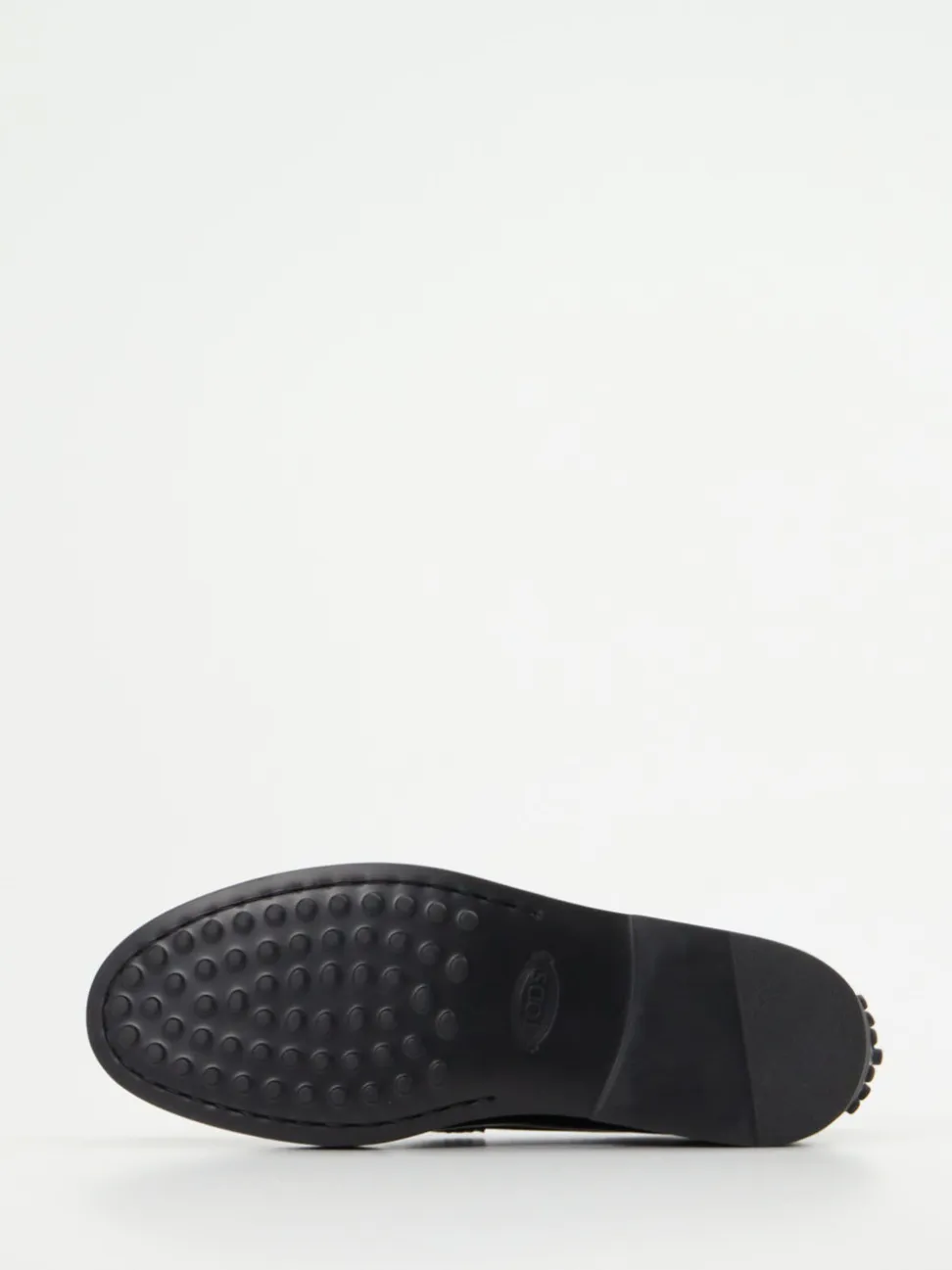 Tod's – Loafer aus Hochglanzleder in Tintenblau