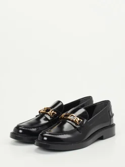 Tod's – Loafer aus Hochglanzleder Schwarz