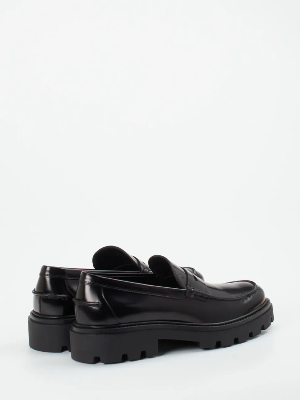 Tod's – Loafer aus Hochglanzleder Schwarz