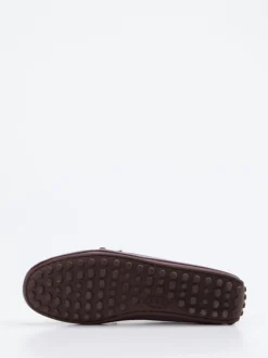 Tod's – Loafer aus Hochglanzleder in Bordeaux