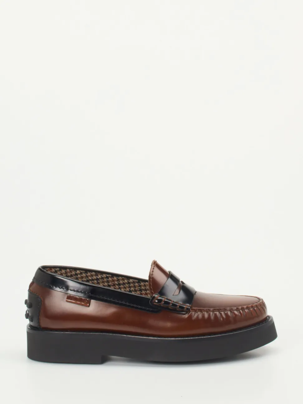 Tod's – Loafer aus Hochglanzleder in Braun