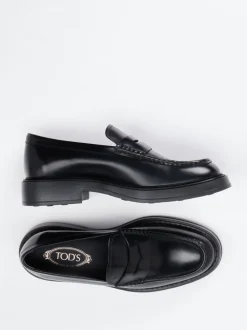 Tod's – Loafer aus Kalbleder in Schwarz