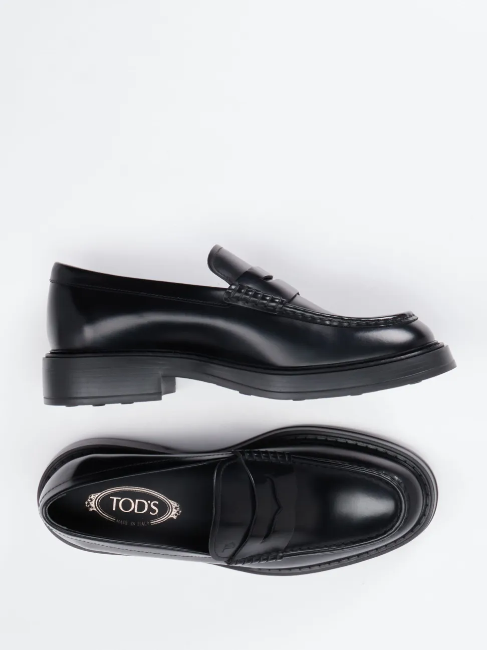 Tod's – Loafer aus Kalbleder in Schwarz