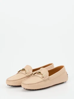 Tod's – Loafer aus Kalbleder in Beige