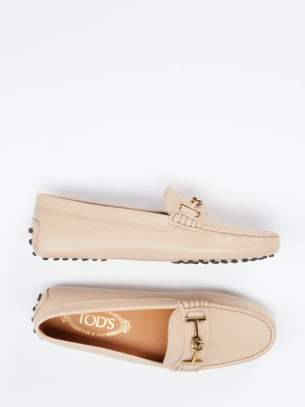 Tod's – Loafer aus Kalbleder in Beige