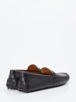 Tod's – Loafer aus Kalbleder Schwarz glänzend