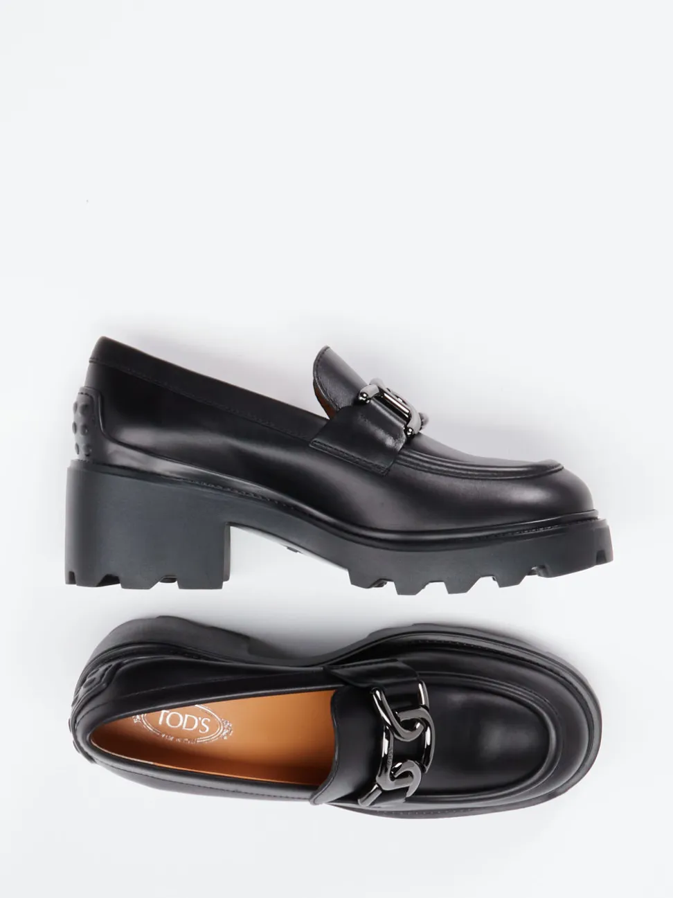 Tod's – Loafer aus Kalbleder in Schwarz