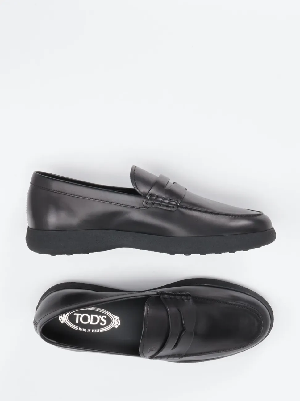Tod's – Loafer aus Kalbleder in Schwarz