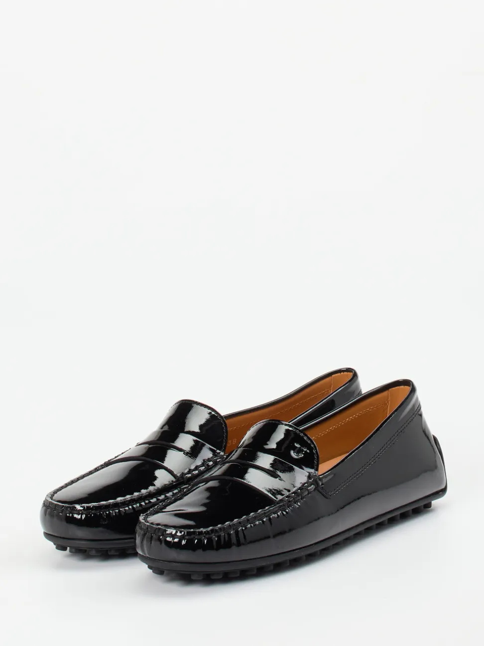 Tod's – Loafer aus Lackleder Schwarz