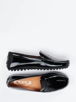 Tod's – Loafer aus Lackleder Schwarz