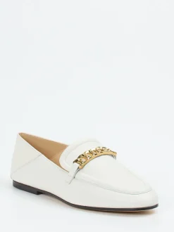 Tod's – Loafer aus Lammleder in Off-White