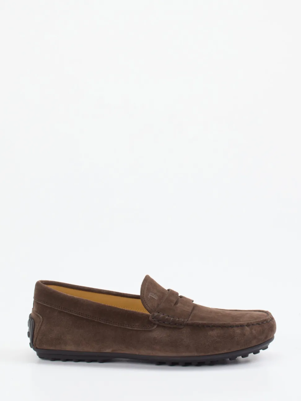 Tod's – Loafer aus Veloursleder in Braun
