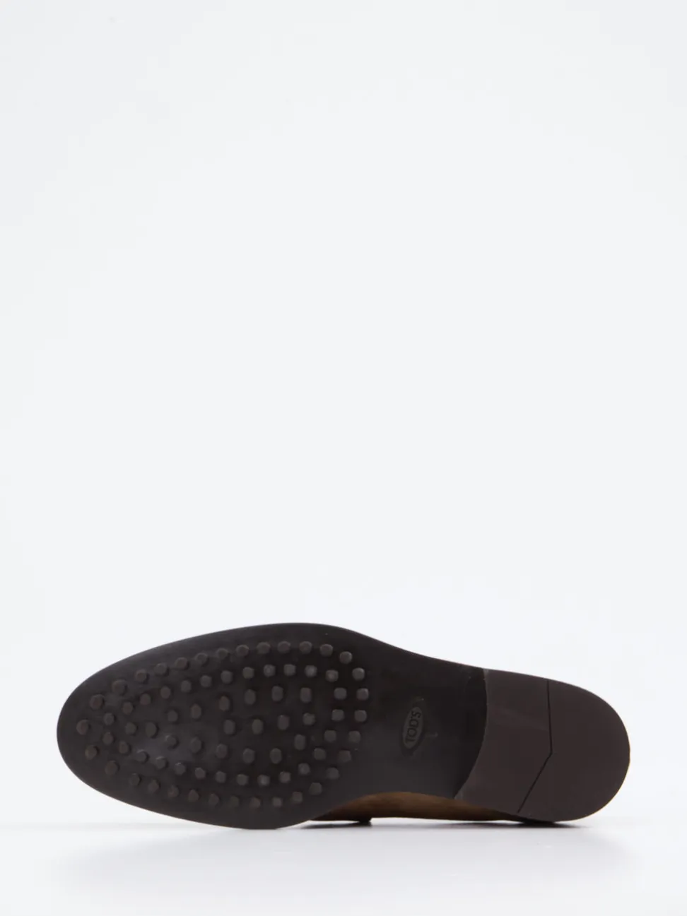Tod's – Loafer aus Veloursleder cognacbraun