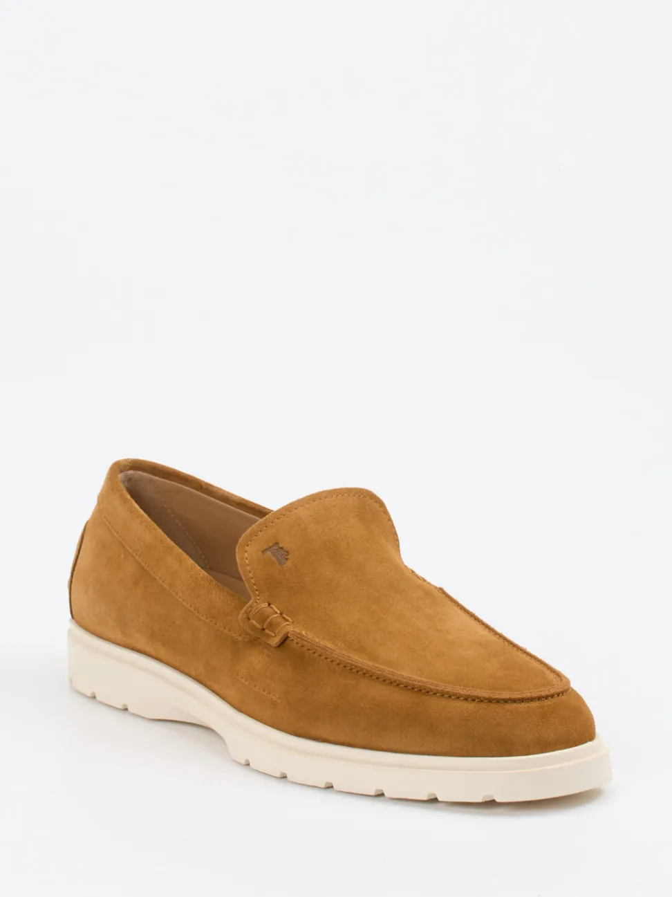 Tod's – Loafer aus Veloursleder cognacbraun