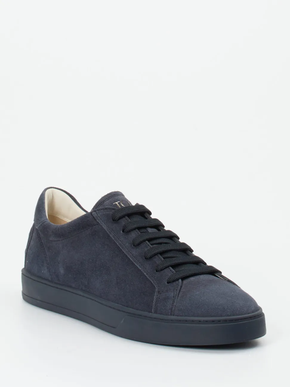 Tod's – Low-Top Sneaker aus Veloursleder blau