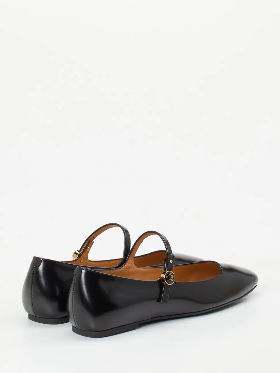 Tod's – Mary Jane Ballerinas aus Hochglanzleder schwarz