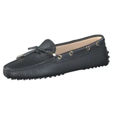Tod's – Mokassin aus geprägtem Leder Schwarz