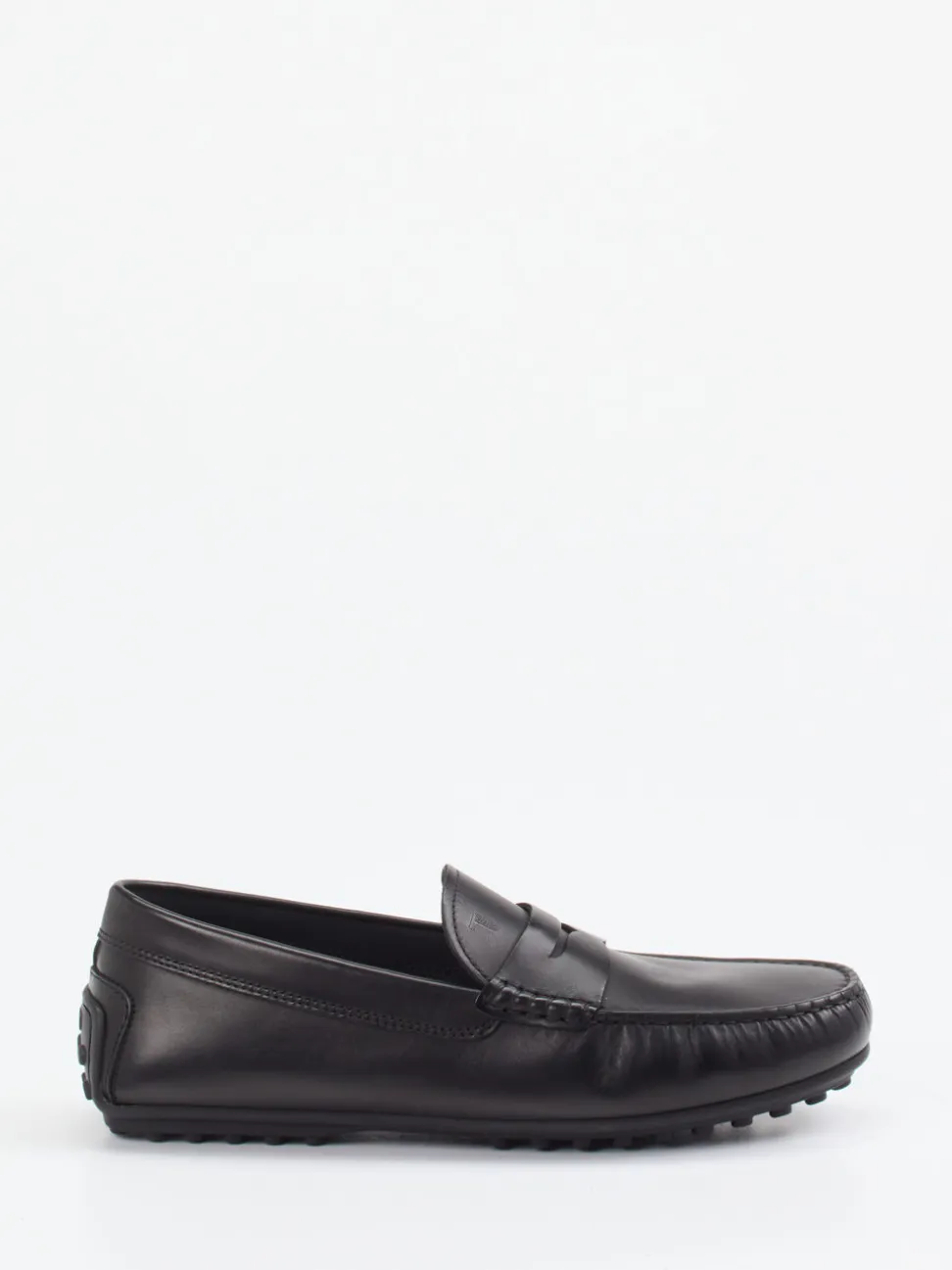 Tod's – Mokassin aus glänzendem Leder schwarz