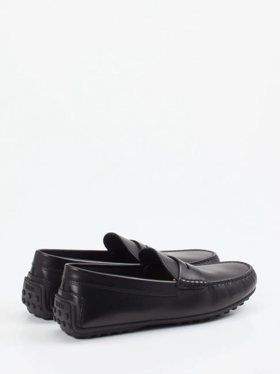 Tod's – Mokassin aus glänzendem Leder schwarz