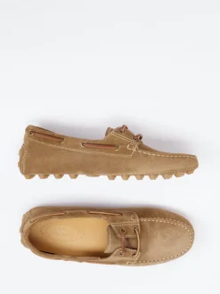 Tod's – Mokassin aus Veloursleder sandbraun