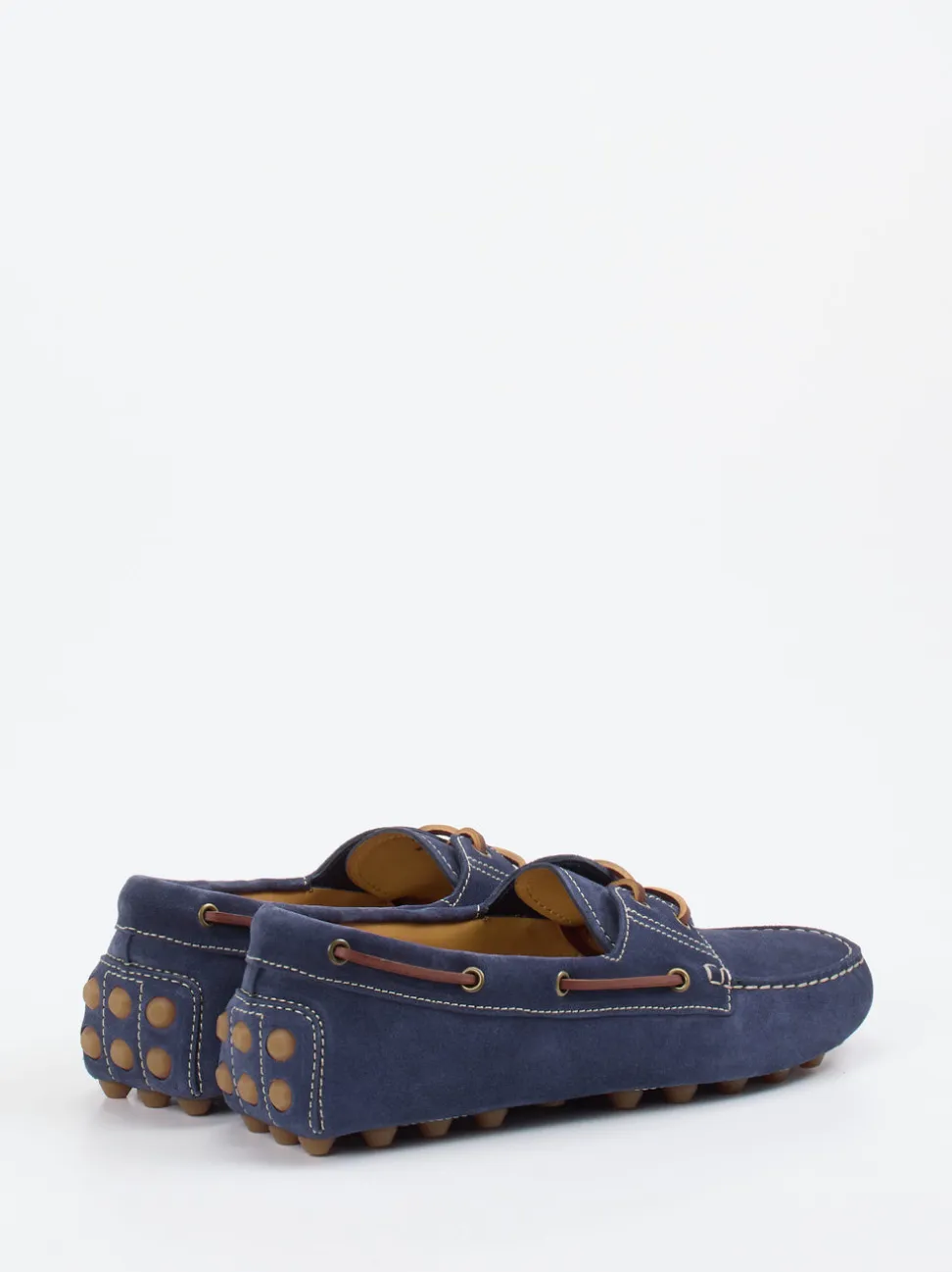 Tod's – Mokassin aus Veloursleder marineblau