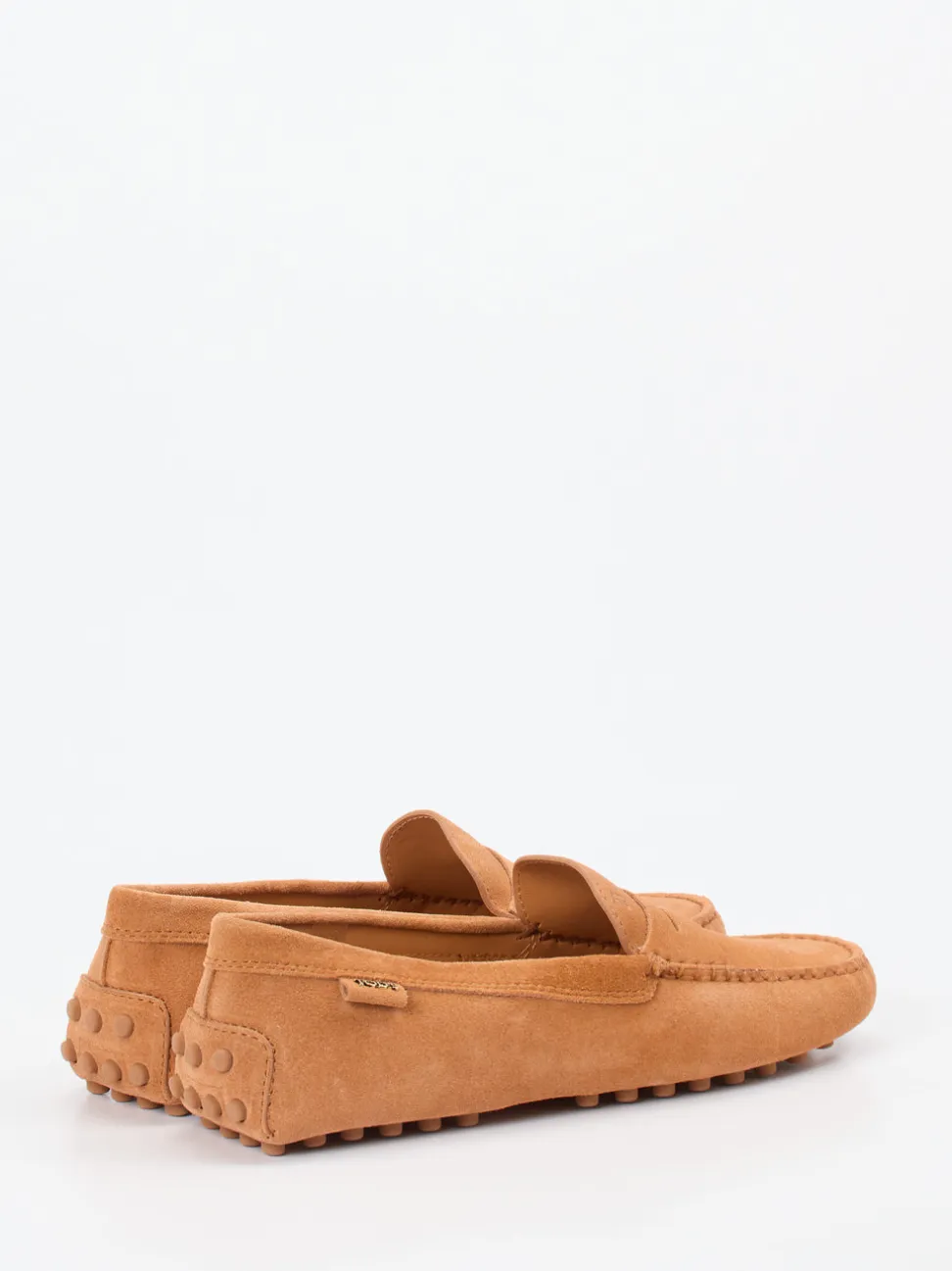 Tod's – Mokassin aus Veloursleder cognacbraun