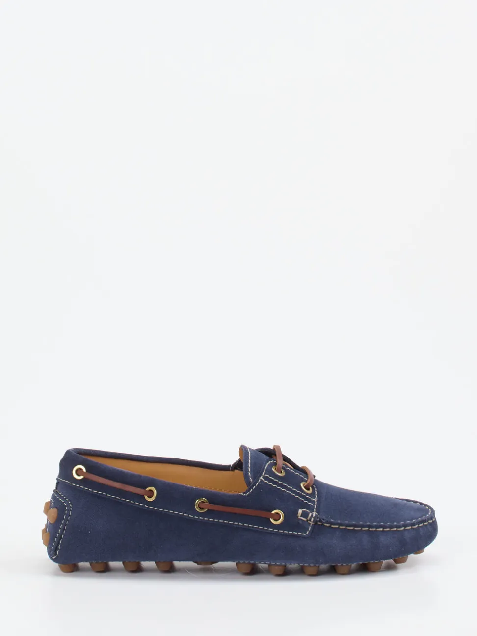 Tod's – Mokassin aus Veloursleder Marineblau